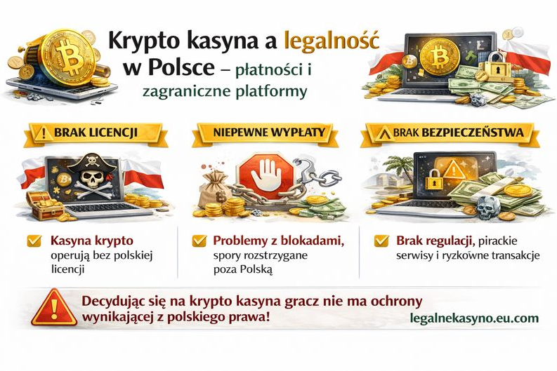 Krypto kasyna a legalność w Polsce