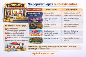 Najpopularniejsze automaty online